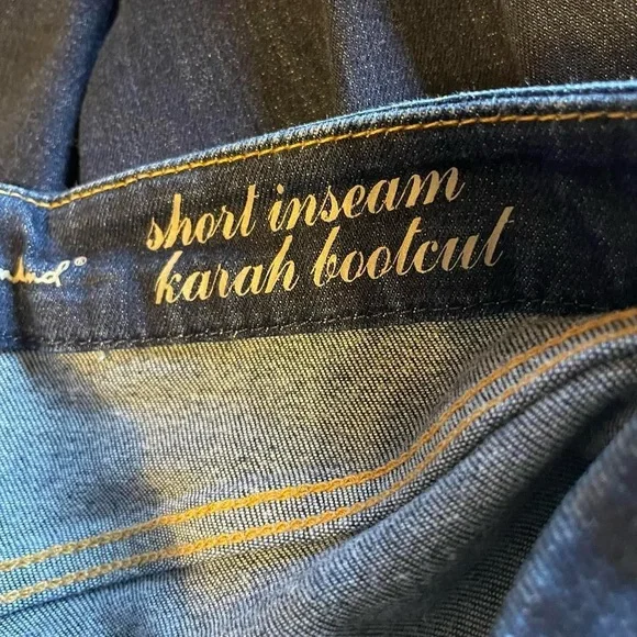 7 For All Mankind Dark Blue Flare Jeans Boot Cut